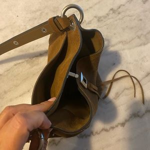 Rebecca Minkoff Darren shoulder bag in the color whiskey